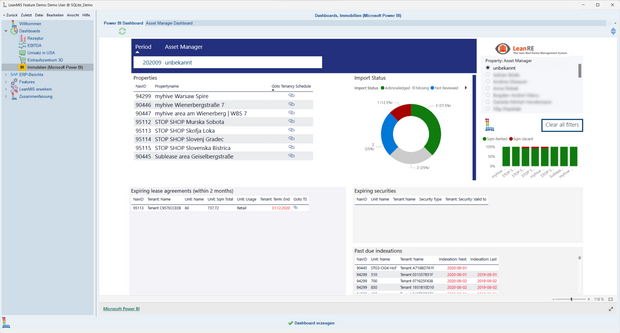 Power BI integrated into LeanMIS